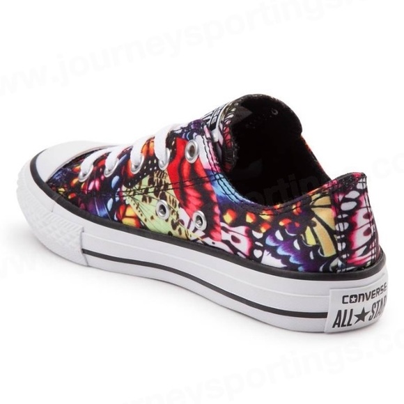 Converse All Star Lo Youth Butterflies Sneakers - Picture 11 of 12
